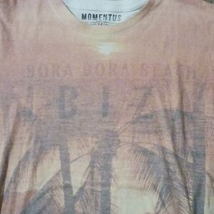 Men's Sunset Palm Tee - Tan